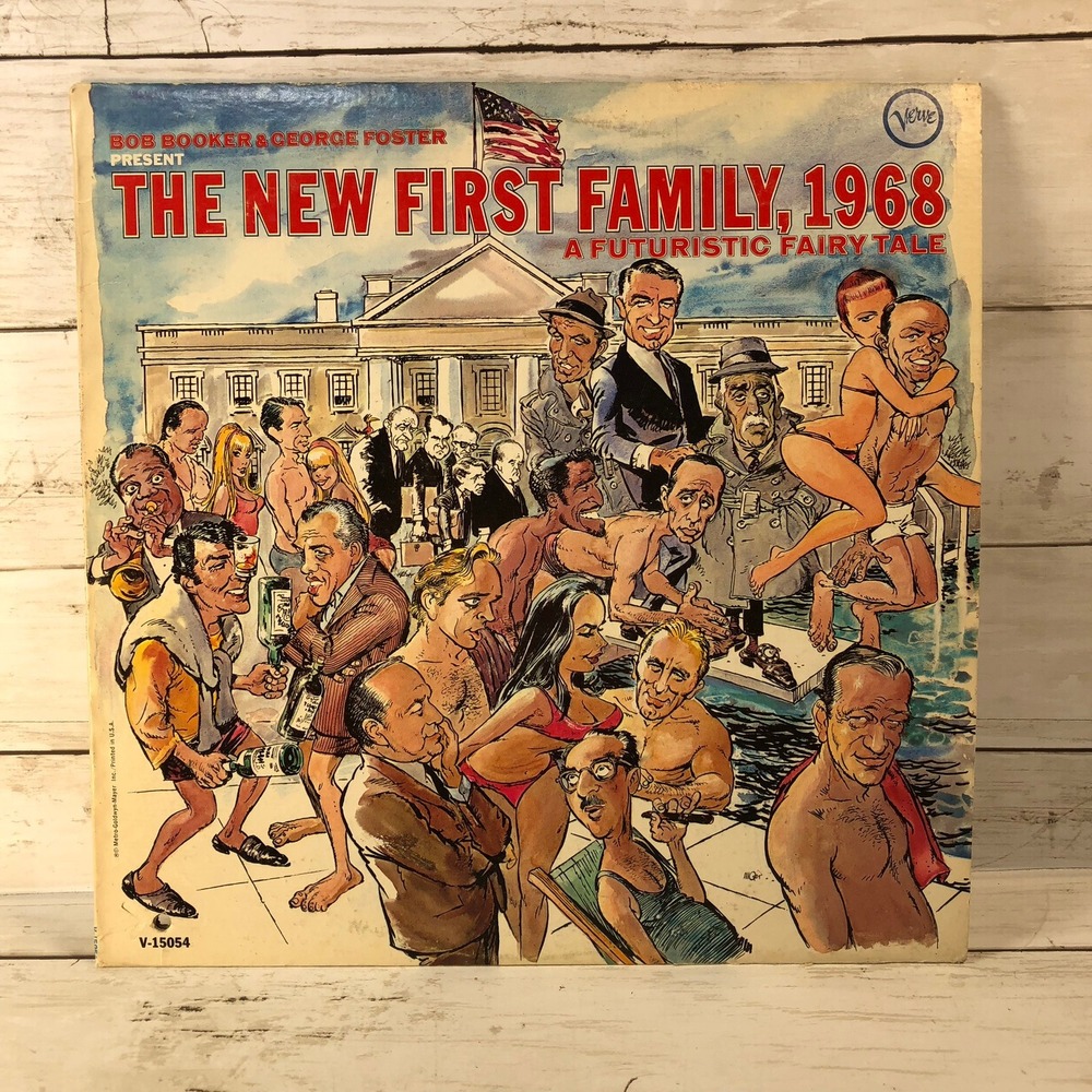 The New First Family 1968 Vinyl LP Verve V-15054 Comedy Satire Mort Drucker Art